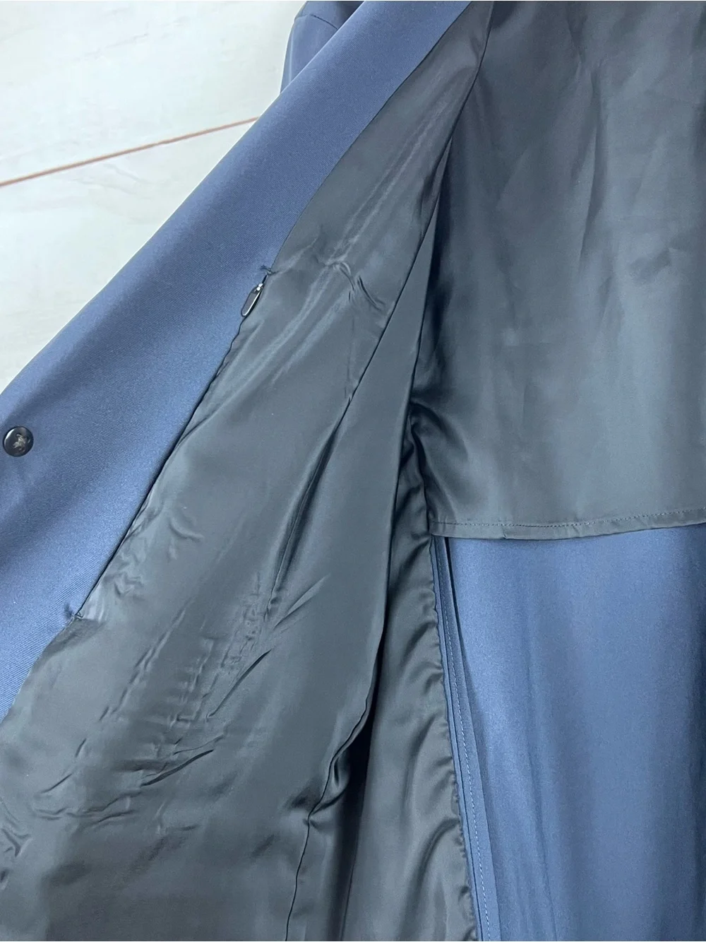 Rhone Blazer Mens L Blue Commuter Stretch Travel Sport Coat Performance Jacket